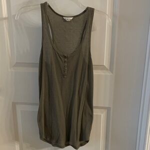 Heritage 1981 Olive Buttoned Tank Top